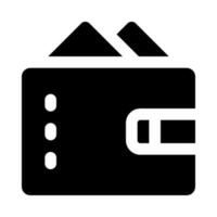 Wallet-Symbol für Ihre Website, Ihr Handy, Ihre Präsentation und Ihr Logo-Design. vektor