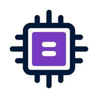 Chip Symbol zum Ihre Webseite, Handy, Mobiltelefon, Präsentation, und Logo Design. vektor