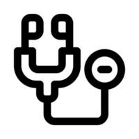 Stethoskop Symbol zum Ihre Webseite, Handy, Mobiltelefon, Präsentation, und Logo Design. vektor