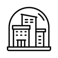 Kuppel Stadt Symbol zum Ihre Webseite, Handy, Mobiltelefon, Präsentation, und Logo Design. vektor