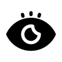 Auge Symbol zum Ihre Webseite, Handy, Mobiltelefon, Präsentation, und Logo Design. vektor