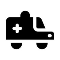 Krankenwagen Symbol zum Ihre Webseite, Handy, Mobiltelefon, Präsentation, und Logo Design. vektor