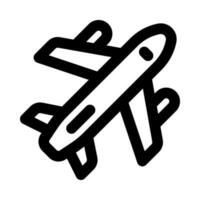 Flugzeug Symbol zum Ihre Webseite, Handy, Mobiltelefon, Präsentation, und Logo Design. vektor