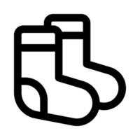 Sockensymbol für Ihre Website, Ihr Handy, Ihre Präsentation und Ihr Logodesign. vektor