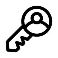 Schlüsselsymbol für Ihre Website, Ihr Handy, Ihre Präsentation und Ihr Logo-Design. vektor