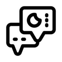 Chat-Symbol für Ihre Website, Ihr Handy, Ihre Präsentation und Ihr Logo-Design. vektor