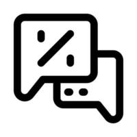 Chat-Symbol für Ihre Website, Ihr Handy, Ihre Präsentation und Ihr Logo-Design. vektor