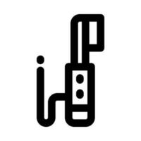 elektrisch Zahnbürste Symbol zum Ihre Webseite, Handy, Mobiltelefon, Präsentation, und Logo Design. vektor