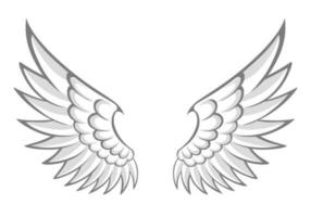 Engel Flügel Symbol kostenlos Vektor