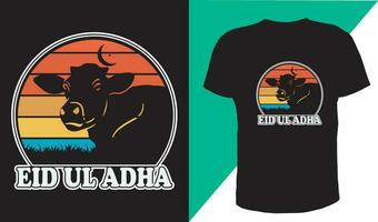 eid al-adha t-shirt design skriva ut vektor