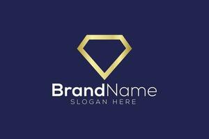 Diamant Symbol Logo Design Vektor Vorlage