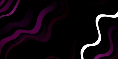 Dunkelrosa blaue Vektorvorlage mit geschwungenen Linien abstrakte Darstellung mit Bandy-Gradientenlinien bestes Design für Ihr Werbeplakat-Banner vektor