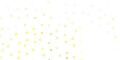 ljusröd gul vektormall med cirklar vektor