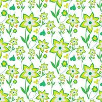 Blumen- Muster Design Hintergrund Vorlage. vektor