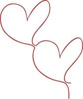 romantisk kärlek hjärta illustration vektor