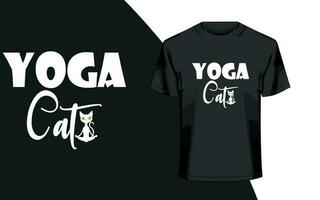 Katze Mama Typografie T-Shirt Design. vektor