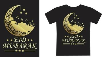 eid t skjorta design förbi vektor fil.