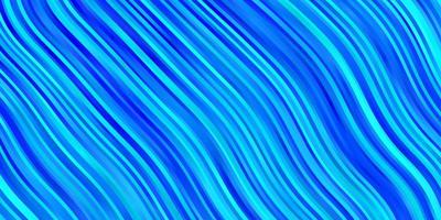 hellblauer Vektorhintergrund mit gebogenen Linien bunte Illustration, die aus Kurven bestes Design für Ihre Plakatbanner besteht vektor