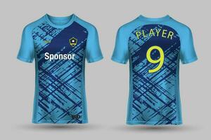 vektor fotboll jersey mall sport t skjorta design