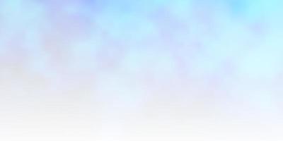 ljusblå vektormall med himmelmoln färgglad illustration med abstrakt lutningsmolnmall för webbplatser vektor