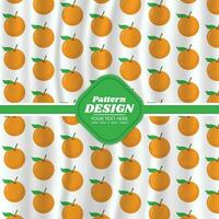 Obst Muster Hintergrund Design vektor