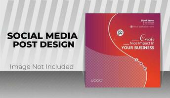 Neu Geschäft Sozial Medien Post Design vektor