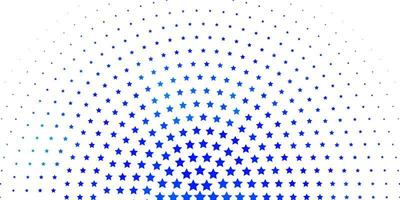 hellblaue Vektortextur mit schönen Sternen moderne geometrische abstrakte Illustration mit Sternenthema für Handys vektor