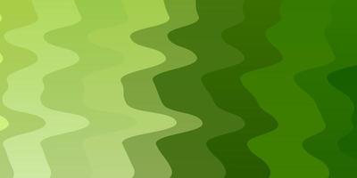 hellgrüner gelber Vektorhintergrund mit Kurven bunter Illustration mit geschwungenen Linien Design für Ihre Geschäftsförderung vektor