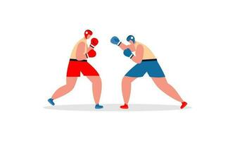 boxning sport illustration begrepp vektor