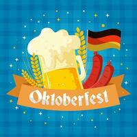 oktoberfest festival illustration vektor