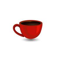 3d Vektor realistisch anders Design Tasse von Kaffee im Weiß Hintergrund. Kaffee Tasse mit Deckel Symbol Clip Kunst, anders Typen von Illustration Kaffee Getränke.