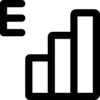 signal telefon enkel ikon illustration i linje stil och Begagnade för användare gränssnitt, webb, programvara och många Mer vektor