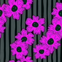Kamille Blume nahtlos Muster, elegant im ein einfach Stil. abstrakt Blumen- endlos Hintergrund. vektor
