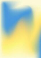 Sanft Gradient Ukraine Flagge. Gittergewebe Gradient Hintergrund. abstrakt Flüssigkeit Abbildungen im y2k ästhetisch. Metall Banner. Regenbogen Flyer. Vorlage zum Broschüre, Banner, Hintergrund, Handy, Mobiltelefon Bildschirm. vektor