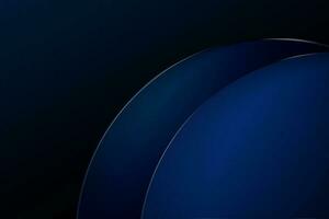 Prämie dunkel abstrakt Hintergrund Konzept mit luxuriös geometrisch dunkel Kreise. geometrisch dunkel Blau Vorlage Hintergrund. Vektor Illustration. eps 10.