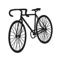 cykel silhuett vektor illustration