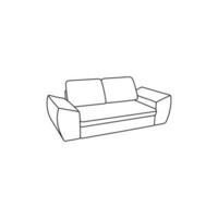 einfach Sofa Möbel Logo. modern Logo Symbol Vorlage Vektor Design, Möbel Logo abstrakt