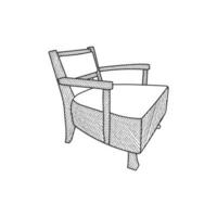 soffa logotyp ikon begrepp. vektor illustration, stol form logotyp, företag mall vektor ikon.