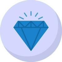 Diamant-Vektor-Icon-Design vektor