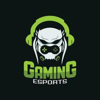 Spielen Konsole Esport Logo Design Vektor Vorlage