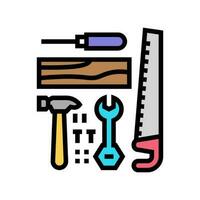 leksak verktyg bebis Färg ikon vektor illustration