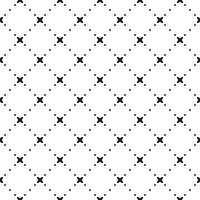 gepunktet Linie Rhombus nahtlos Muster. modern stilvoll Textur. wiederholen geometrisch Fliesen mit gepunktet Rhombus. schwarz geometrisch gestalten diagonal wiederholbar auf Weiß Hintergrund. vektor