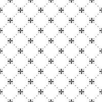 gepunktet Linie Rhombus nahtlos Muster. modern stilvoll Textur. wiederholen geometrisch Fliesen mit gepunktet Rhombus. schwarz geometrisch gestalten diagonal wiederholbar auf Weiß Hintergrund. vektor