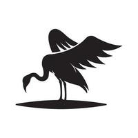 Storch Logo Symbol, Vektor Illustration Vorlage Design.