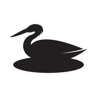 stork logotyp ikon, vektor illustration mall design.