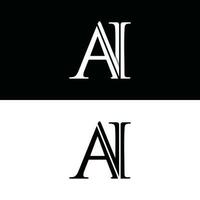 Initiale ai Monogramm Logo, Brief Logo Design Vorlage Vektor, geeignet zum Ihre Unternehmen vektor