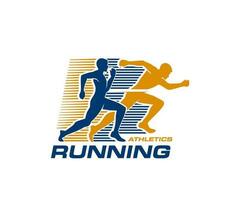 Marathon- Wettbewerb, Lauf Sport Grafik Symbol vektor