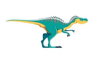 tecknad serie dinosaurie, dubreuillosaurus, jurassic dino vektor