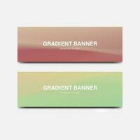 Header Banner abstrakt Gradient Hintergrund vektor