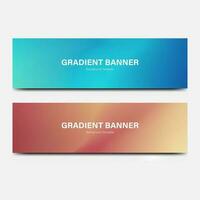 Header Banner abstrakt Gradient Hintergrund vektor